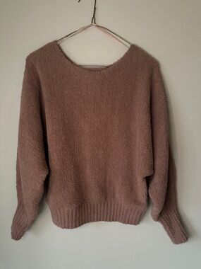 Ruby Moon Cozy Plush Women's Sweater - Dusty Mauve